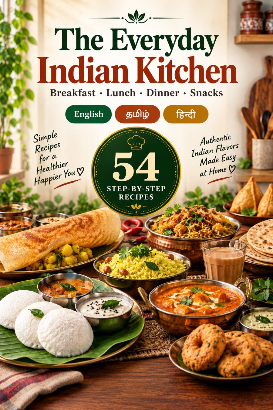 Cover of The Everyday Indian Kitchen
